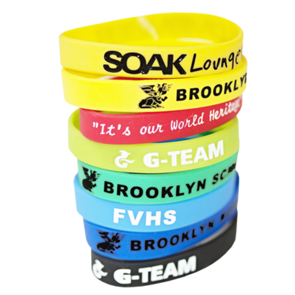 Assorted PVC Printed Bracelets